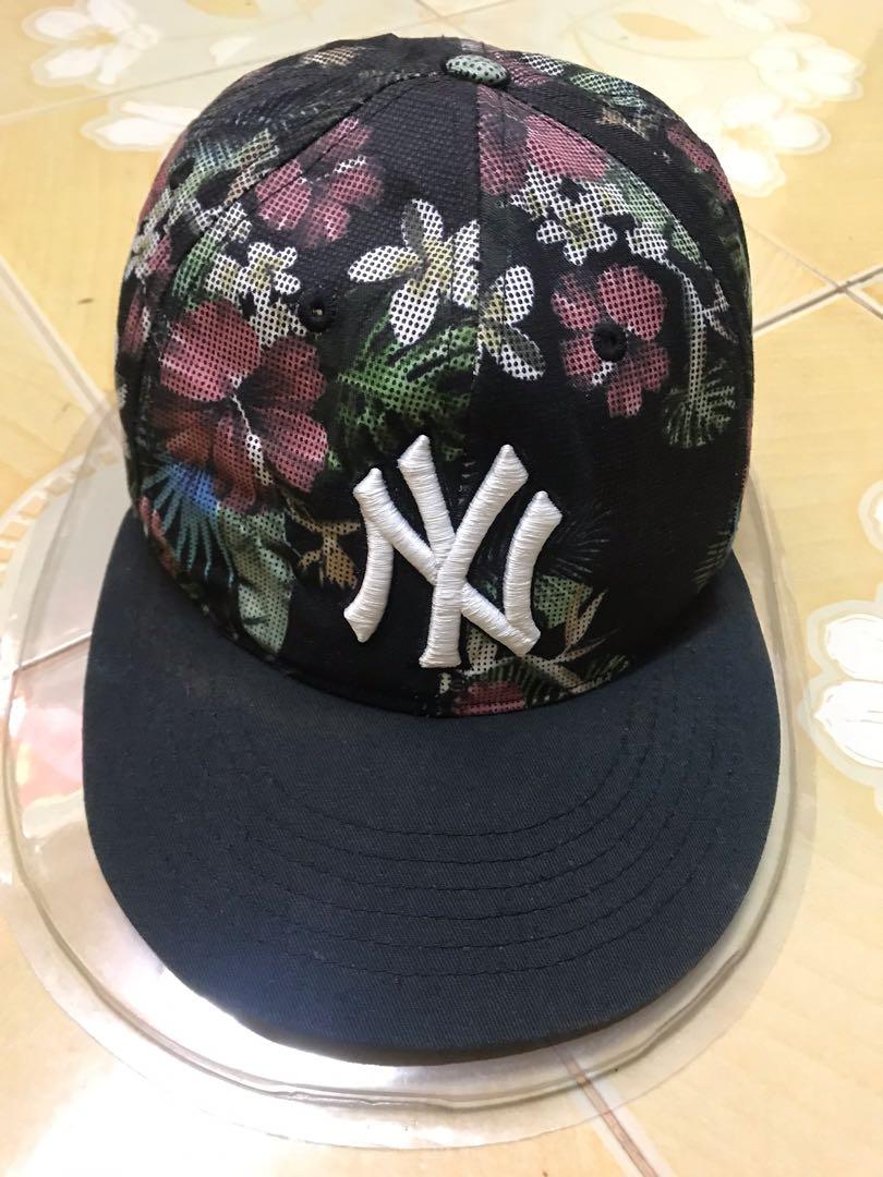 Yankees floral hot sale hat