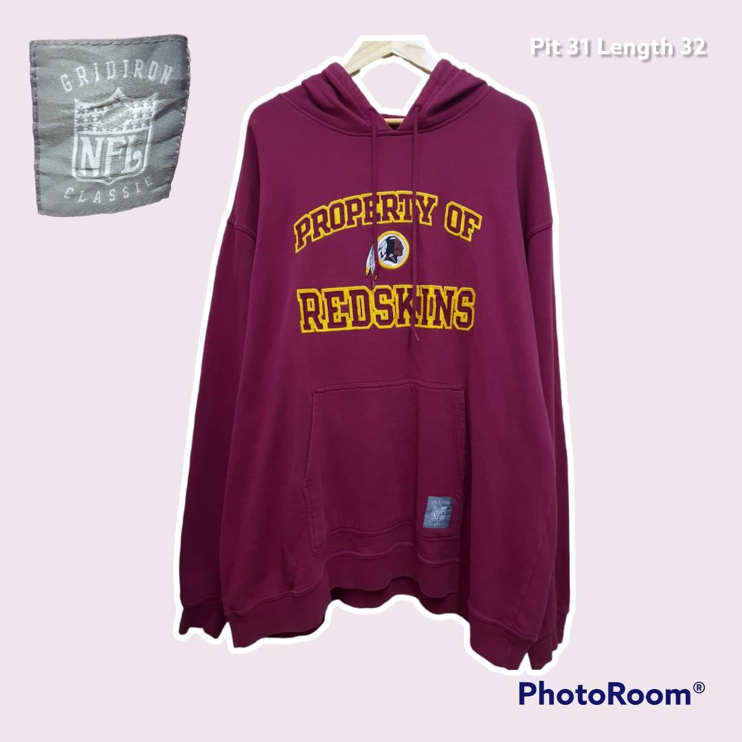 NFL x Reebok Redskins Hoodie, Men's Fashion, Tops & Sets, Hoodies on  Carousell