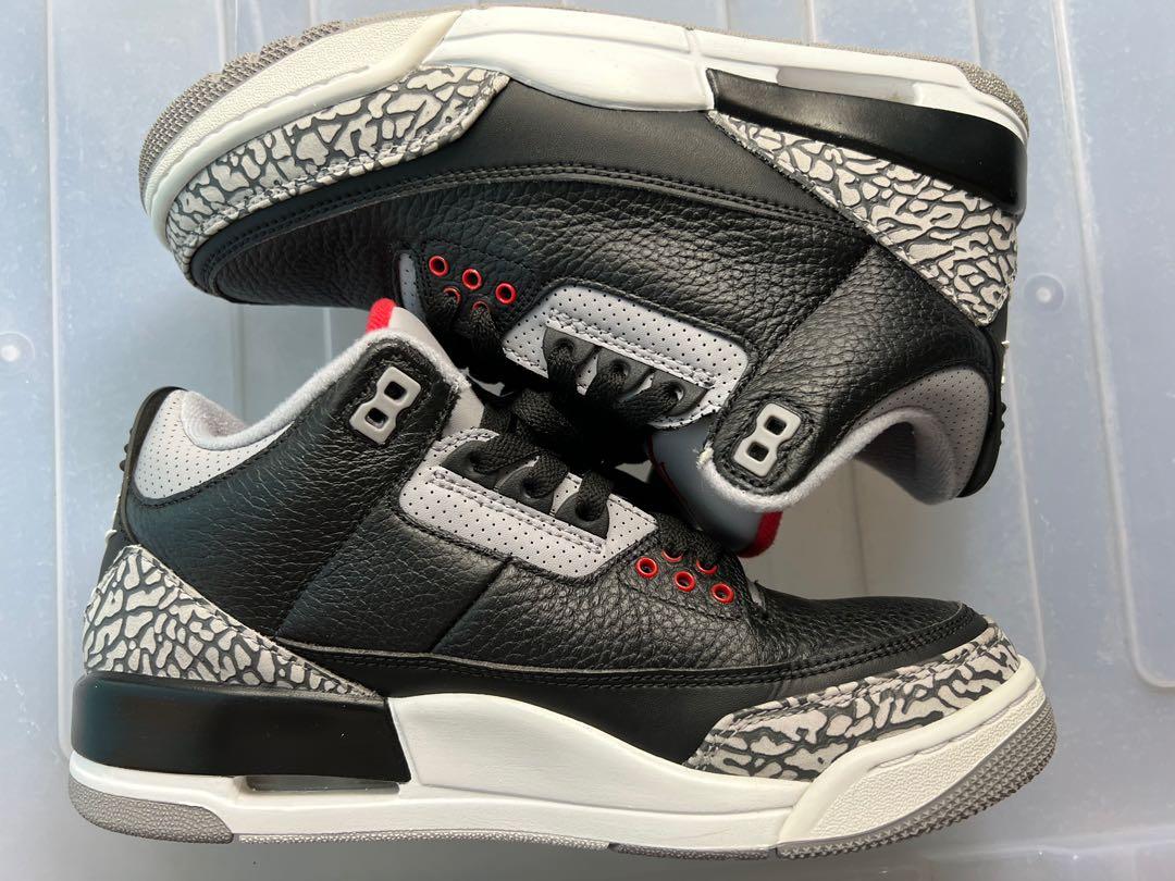 Jordan retro 3 black cement clearance