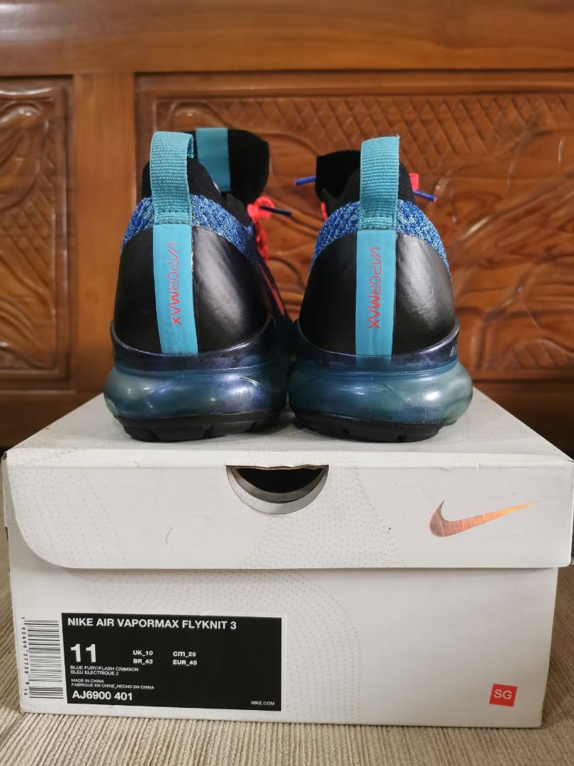 NIKE AIR VAPORMAX FLYKNIT 3 Fesyen Pria Sepatu Sneakers di