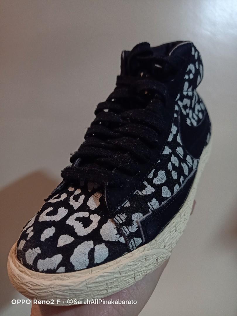 nike blazer leopard print