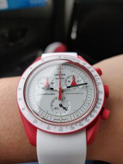 Omega Swatch Moonswatch Mission to the Mars (Red)