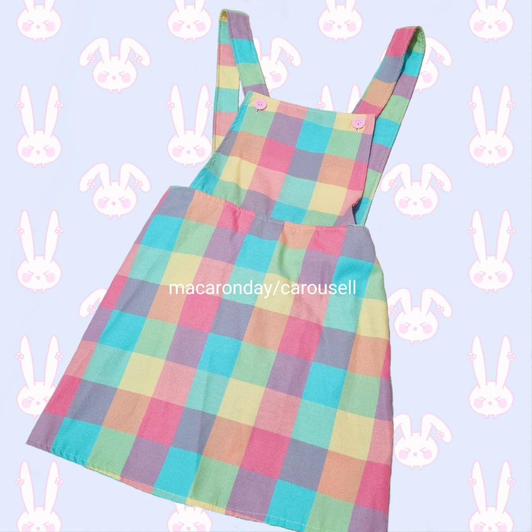 Pastel pinafore dress store