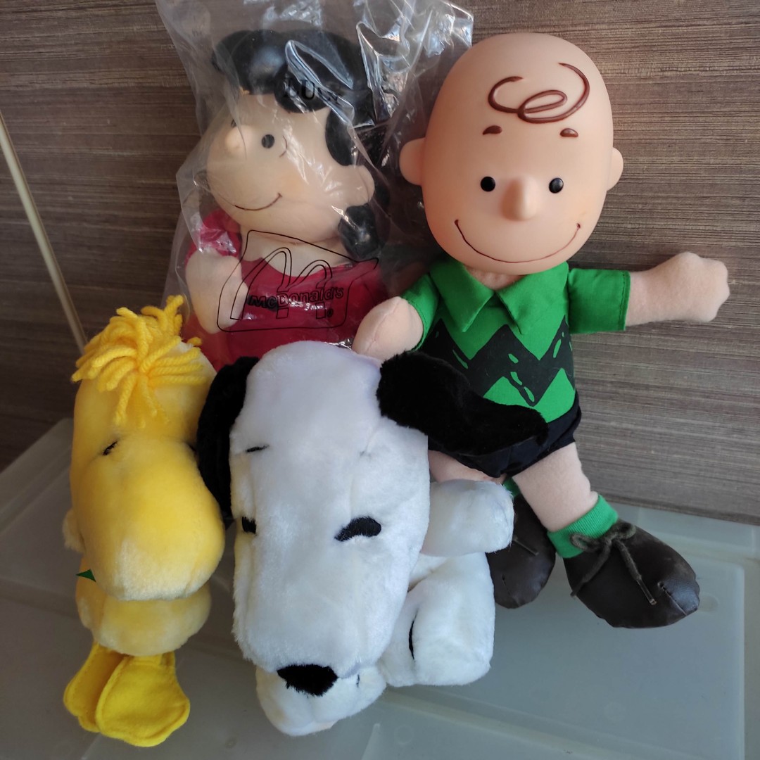 Vintage snoopy sale soft toy