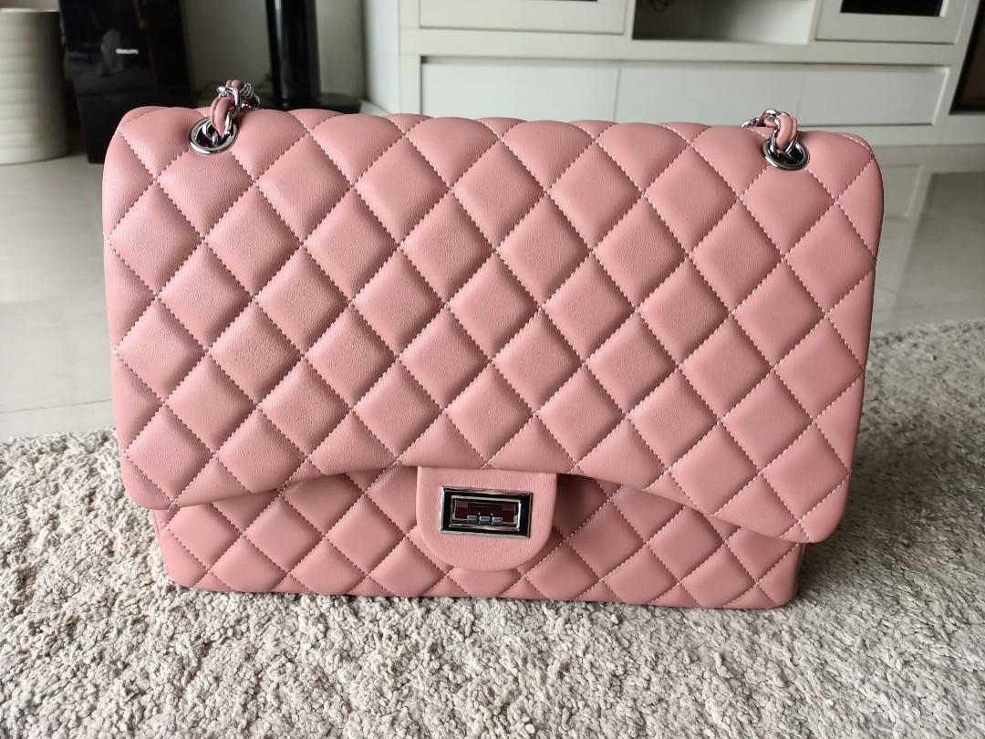 Quilted on sale pink bag