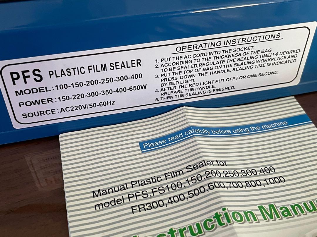 Plastic film sealer, Hobbies & Toys, Stationery & Craft, Craft Supplies