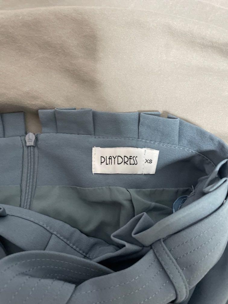 Playdress baby blue pencil skirt, Women's Fashion, Bottoms, Skirts on