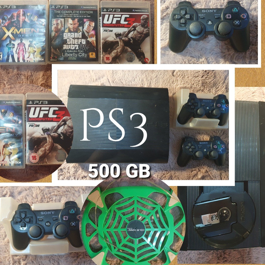 Injected game Playstation 3 set / PS3 set sale/ Playstation set, Video