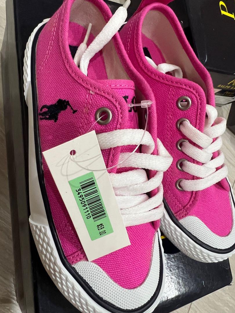 Pink ralph lauren shoes online