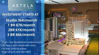 Pre Selling Studio Unit in ASTELA Circuit Makati