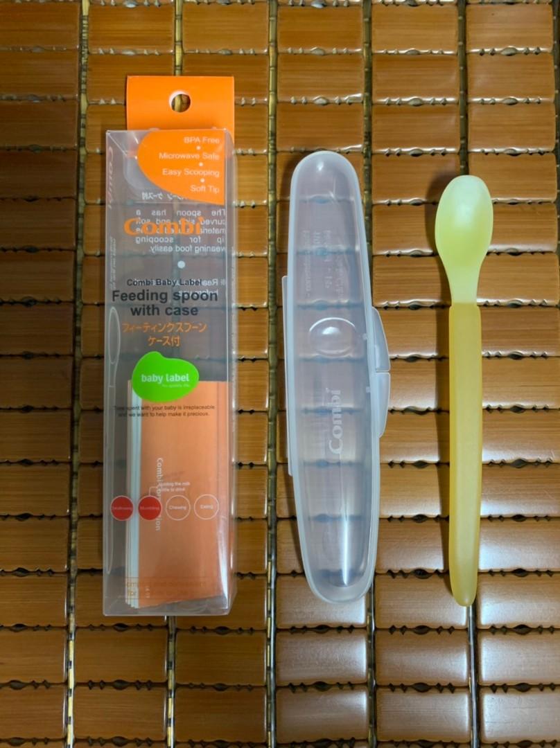 Preloved Combi Feeding Spoon with Case (Category: Weaning & Toddler Feeding) located in Manila. Submitted by mspurple_2019 (Listing ID 1168964697, Image 1). Description: Selling this preloved Combi Feeding Spoon with Case for Php99 only. For interested buyers, please message me..