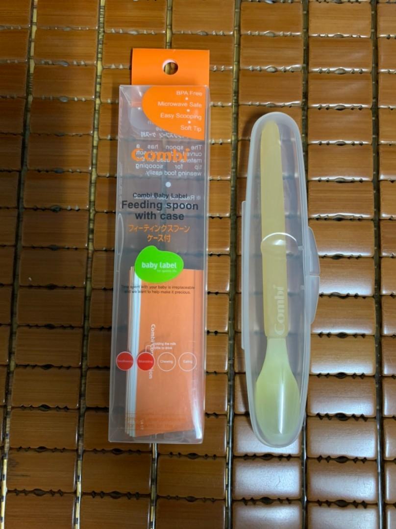 Preloved Combi Feeding Spoon with Case (Category: Weaning & Toddler Feeding) located in Manila. Submitted by mspurple_2019 (Listing ID 1168964697, Image 2). Description: Selling this preloved Combi Feeding Spoon with Case for Php99 only. For interested buyers, please message me..