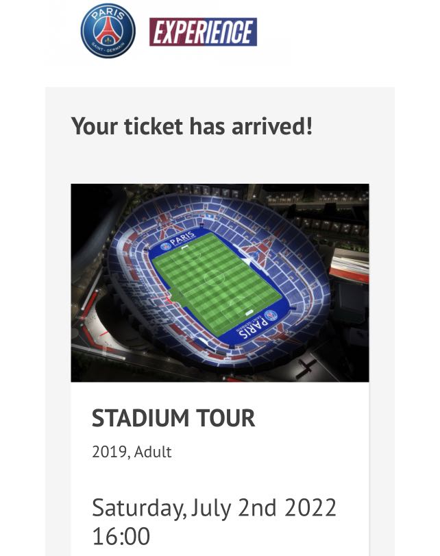 tickets for psg stadium tour