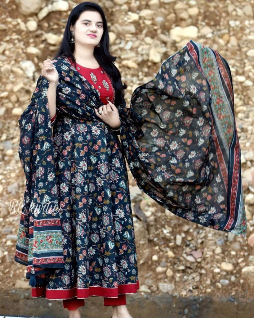 W anarkali new arrivals kurti