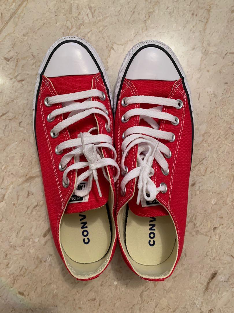 Red converse size clearance 6