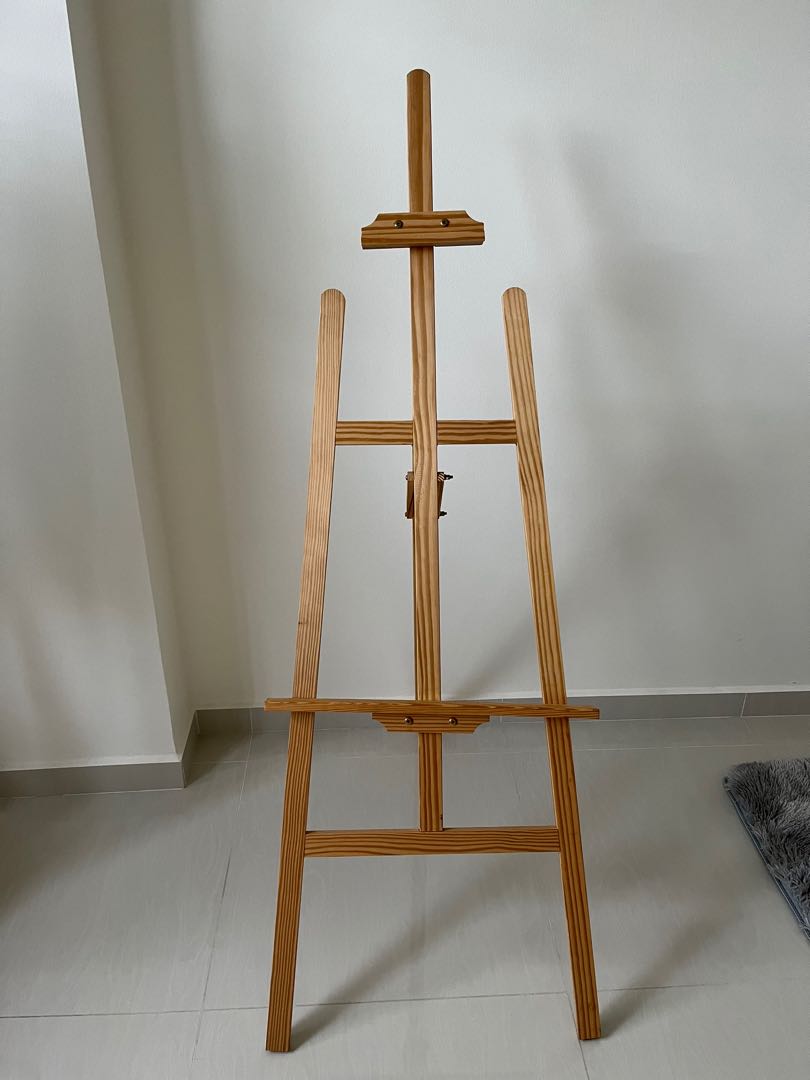 Rent X2 Art Easel Pine-Wood for Canvas, Photos, Paintings etc. in