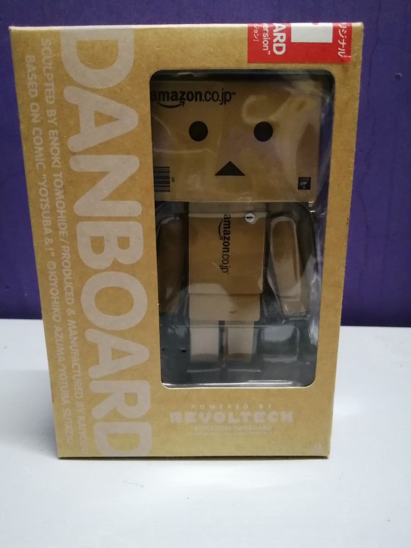 Revoltech Danbo Mini Danboard Amazon Box Yotsuba & Kaiyodo Version Light, Hobbies & Toys, Toys
