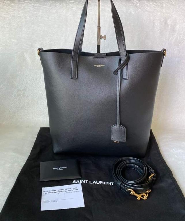 SAINT LAURENT LEATHER TOTE BAG NEW CONDITION