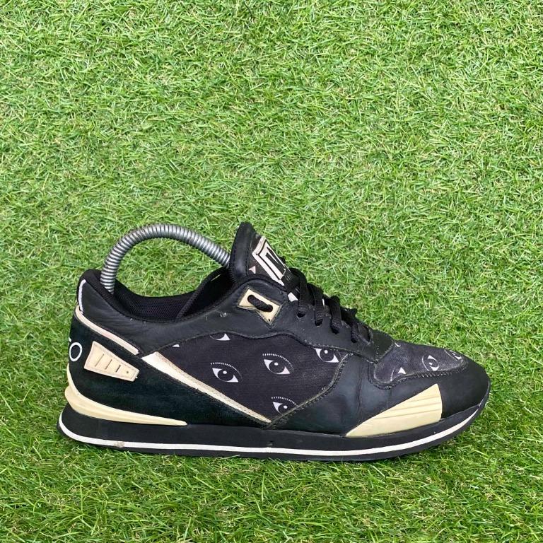 Sepatu KENZO Men s Black Eye Print Sneakers Auth Second