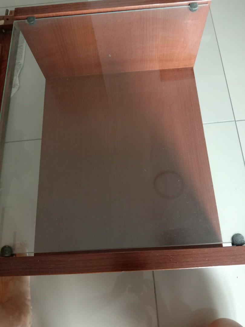 Side table (Category: Tables & Sets) located in Kuala Lumpur. Submitted by psamfoo (Listing ID 1168926632, Image 1). Description: Wide 14 inches Length 17.5 inches Height 16 inches ***cash sales only ***as is where is basis ***no warranty, after sales service, technical support or similar with this purchase..