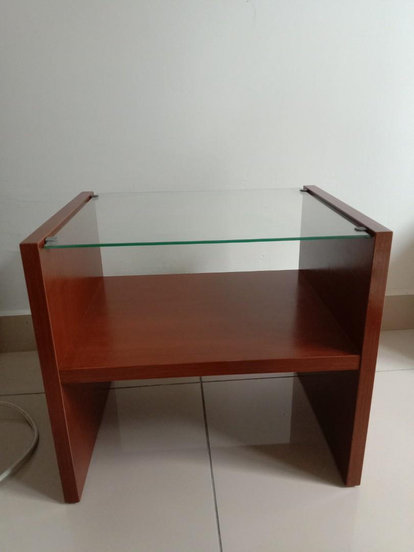 Side table (Category: Tables & Sets) located in Kuala Lumpur. Submitted by psamfoo (Listing ID 1168926632, Image 2). Description: Wide 14 inches Length 17.5 inches Height 16 inches ***cash sales only ***as is where is basis ***no warranty, after sales service, technical support or similar with this purchase..