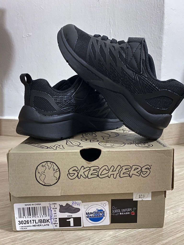 Sketchers Black Shoe for Girls Children size Women s Fashion