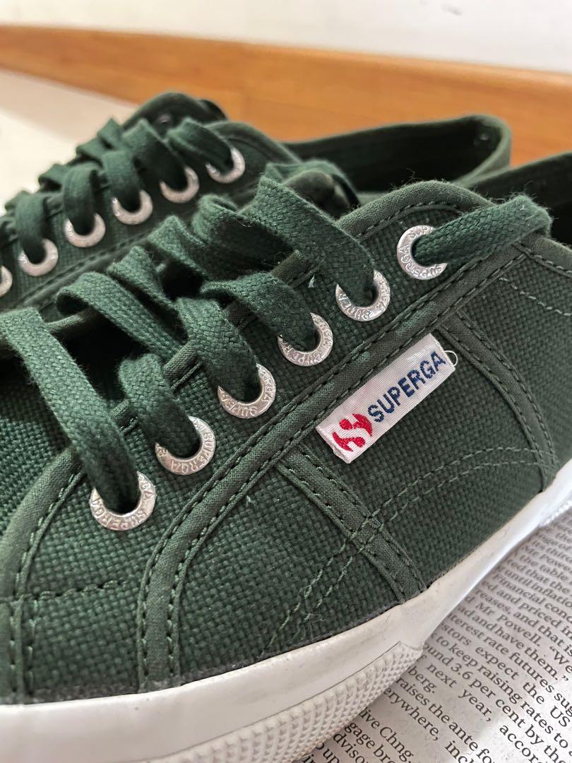 Superga dark green store