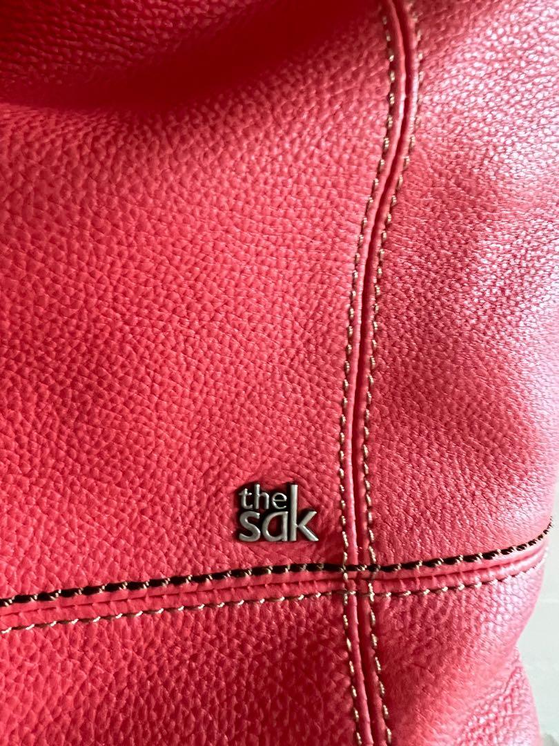 The Sak Red Genuine Leather Handbag shoulder bag