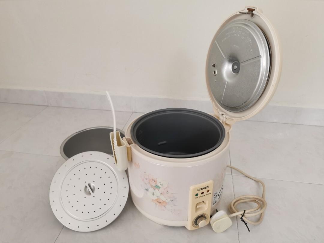 Tiger rice cooker/warmer with steamer, TV & Home Appliances, Kitchen