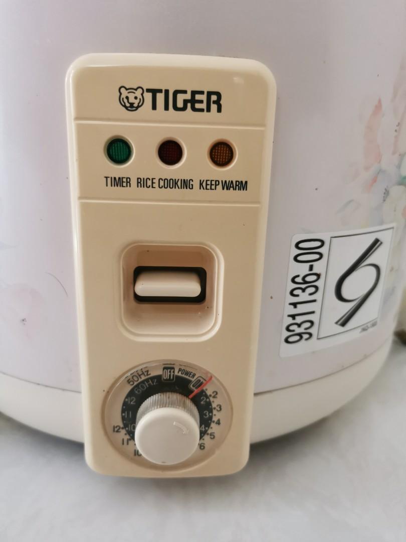 Tiger rice cooker/warmer with steamer, TV & Home Appliances, Kitchen