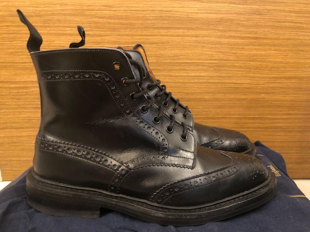 Trickers Tricker's stow black box calf country boot, 男裝, 鞋, 靴 