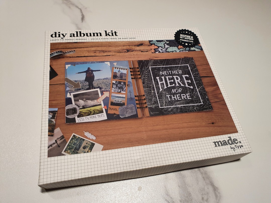 Typo DIY Album Kit, Hobbies & Toys, Stationery & Craft, Other