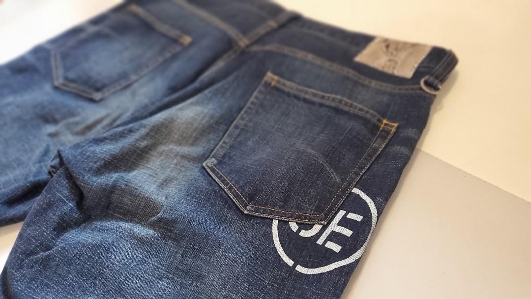 Uniform Experiment Damaged Denim Jeans fragment 2022 S/S, 男裝, 褲
