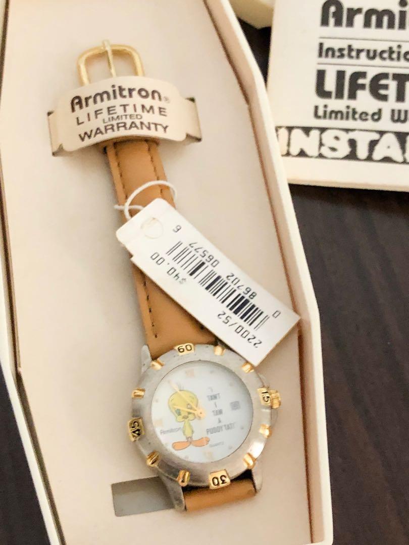 Looney tunes armitron outlet collectibles watch tweety bird