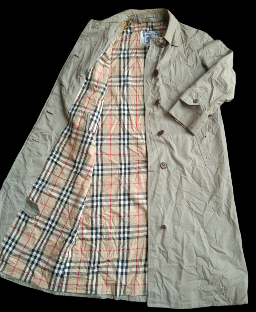 Vtg Burberry Trench Coat Nova Plaid, Women's Fashion, Coats, Jackets and  Outerwear on Carousell