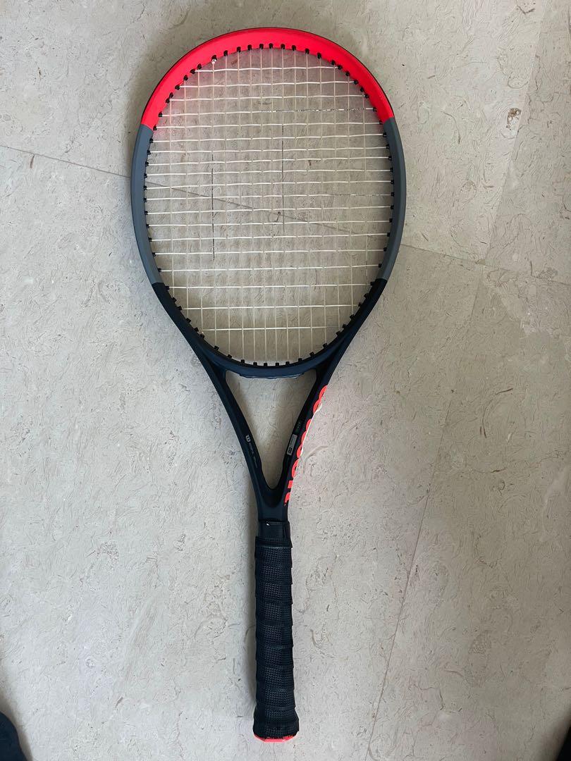 Brand New Wilson Clash 100 Tennis Racquet Grip 4 1/4 STRUNG 