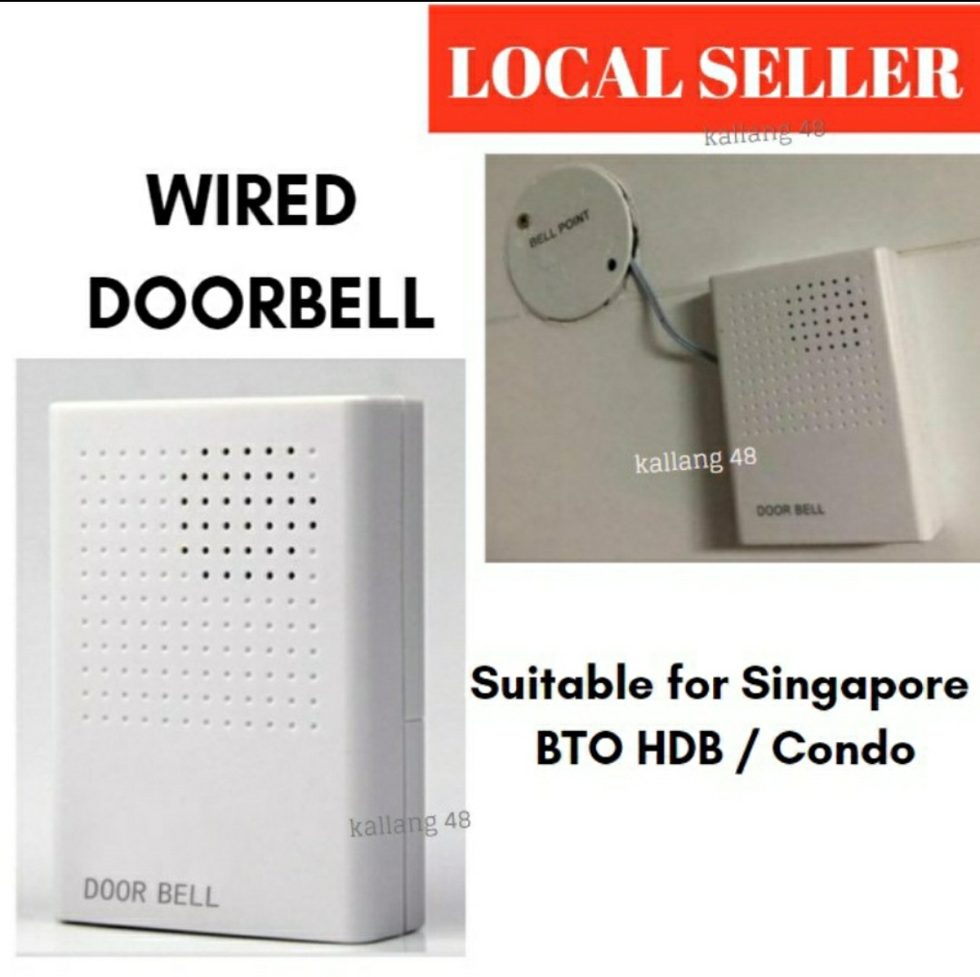 Wired door bell, Furniture & Home Living, Security & Locks, Peephole