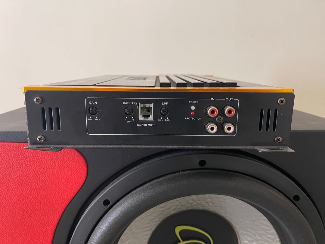 Woofer and Amplifier, Auto Accessories on Carousell