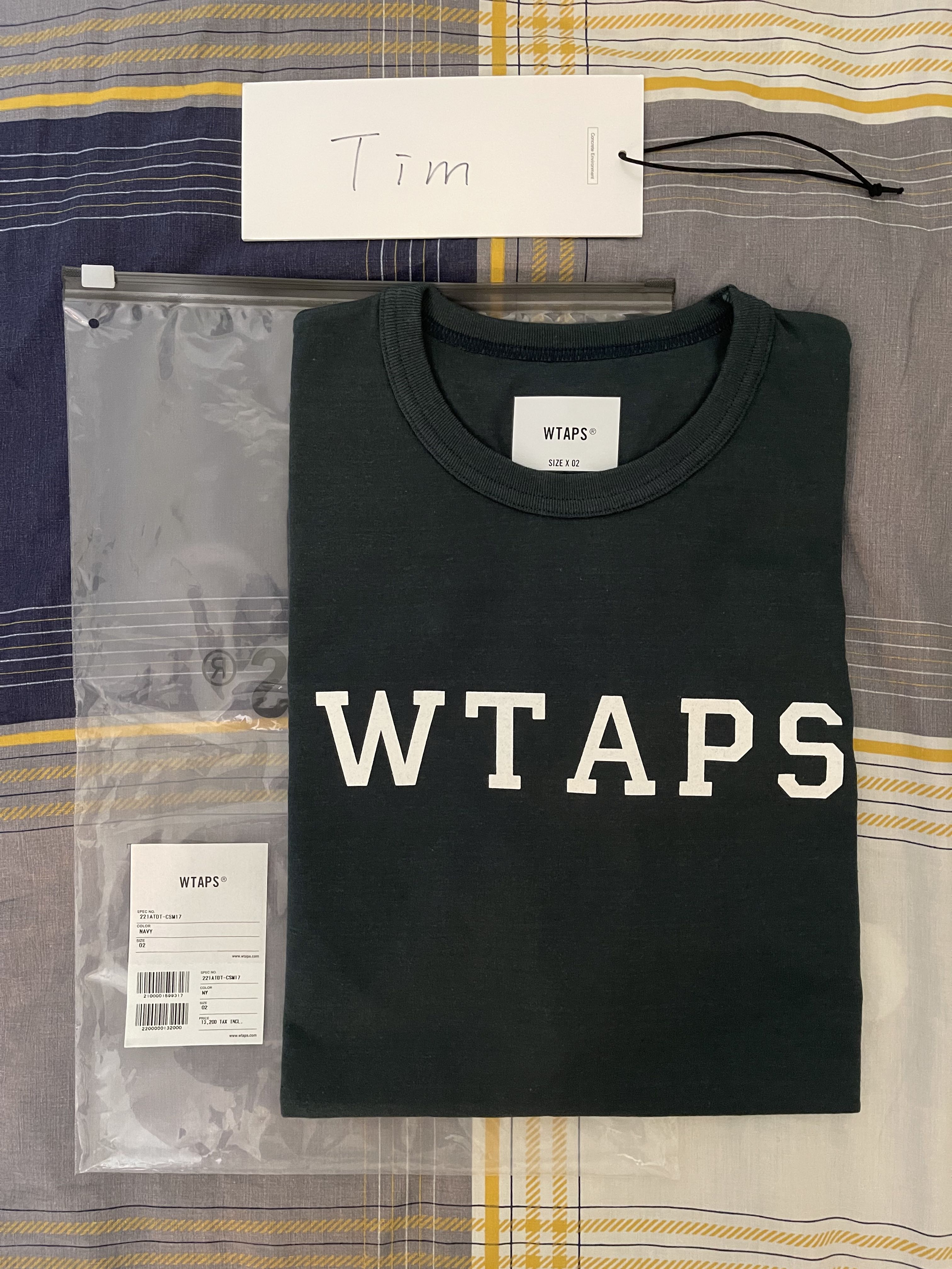 大特価好評22SS 新品 WTAPS ACADEMY SS COPO ネイビー Lサイズ Tシャツ/カットソー(半袖/袖なし)