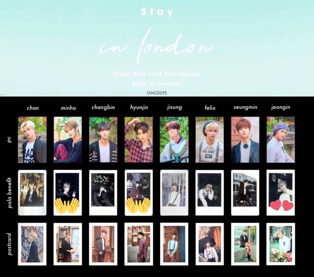 [WTT] stray kids stay in london pola