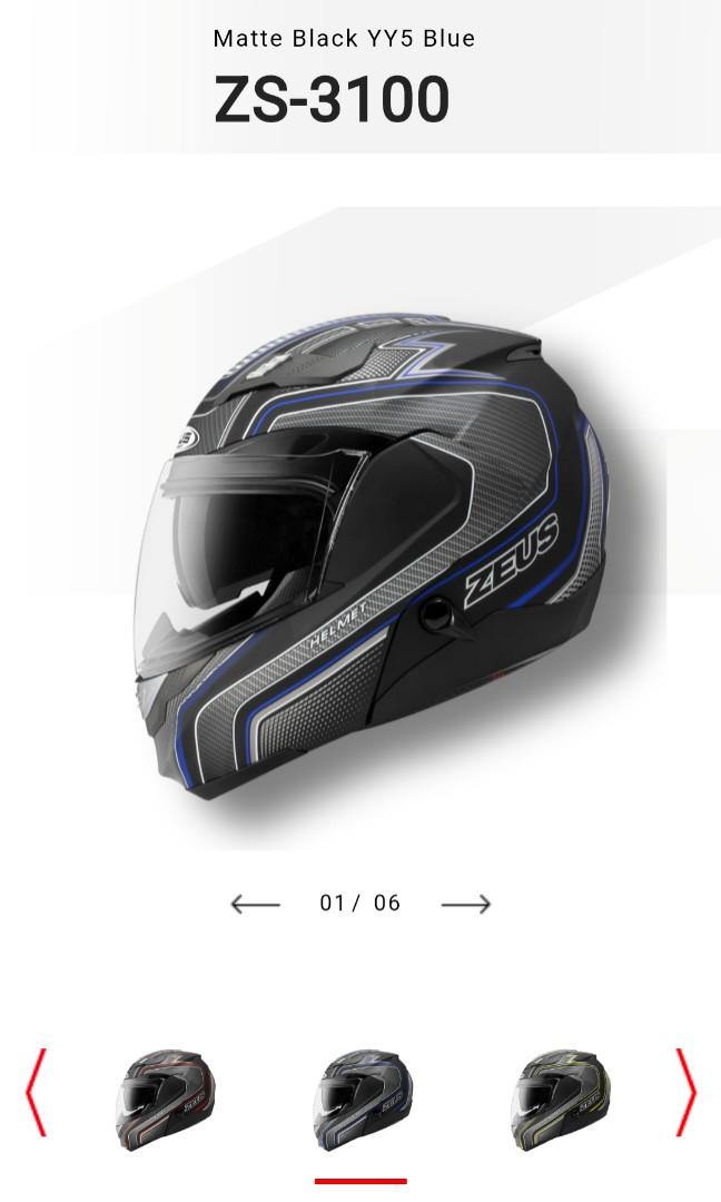 Zeus flip hot sale up helmet