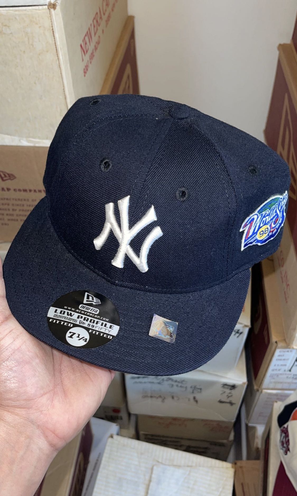 New Era New York Yankees 1998 World Series 59FIFTY Fitted Hat, 7 1/2