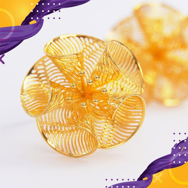 Gold ring net design hotsell
