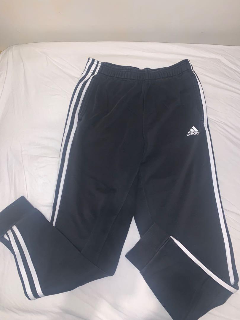 Adidas Black Joggers, Men's Fashion 