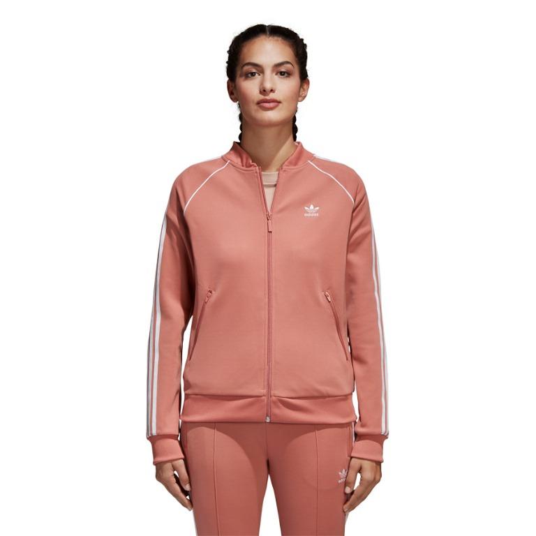 Adidas sst track clearance jacket ash pink