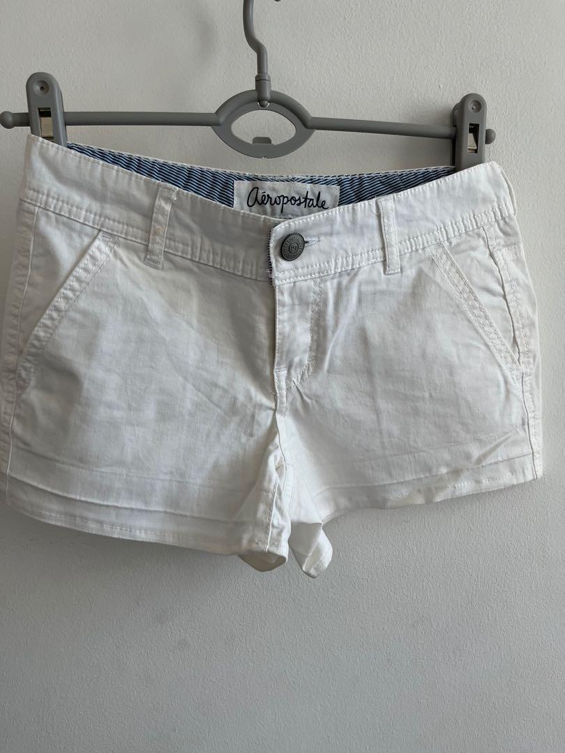 Aeropostale white shorts sale