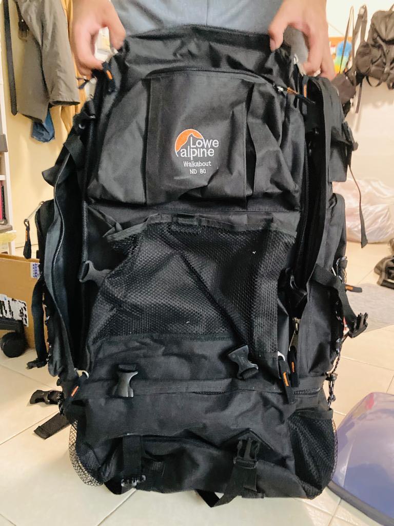 Lowe alpine 80l store