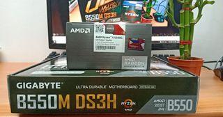 AMD RYZEN 5 5600G GIGABYTE B550M DS3H SOCKET AM4 MOTHERBOARD