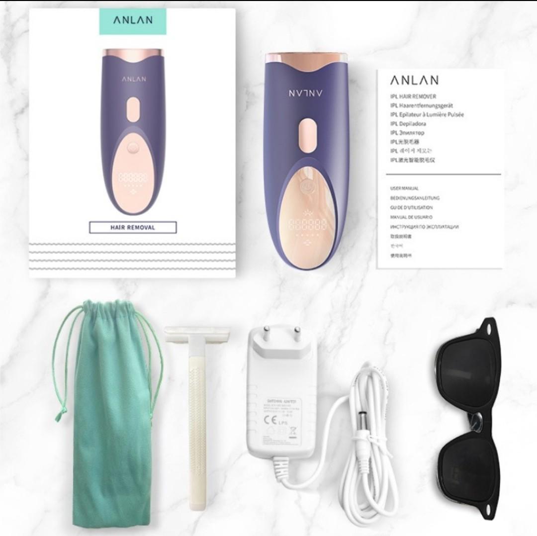 ANLAN 999999 Flashes Light Therapy IPL Hair Removal Device Permanent Painless Hair Remover