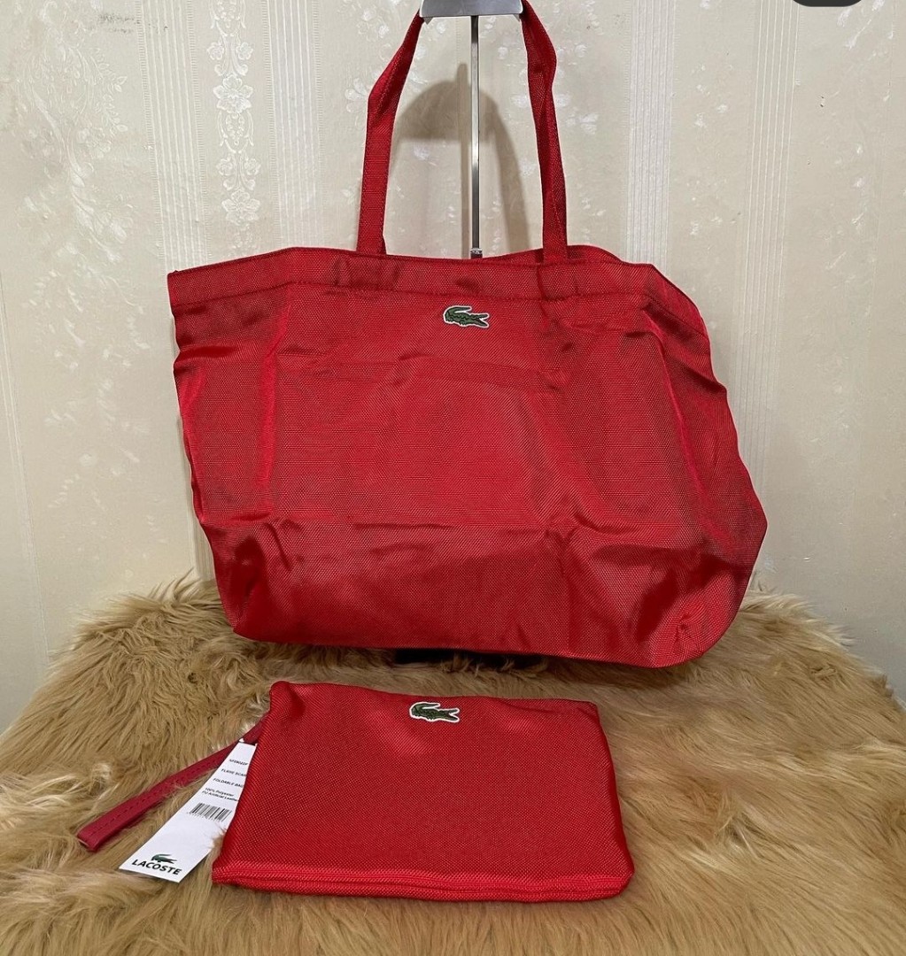 AUTHENTIC LACOSTE BAG, Women's Fashion, Bags & Wallets, Tote Bags on